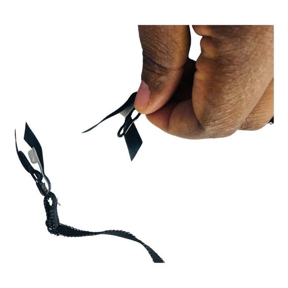 2067 Victoria Secret 34D Cami Chemise Dress Lingerie Push Up Bra Lace Bows - Picture 3 of 6